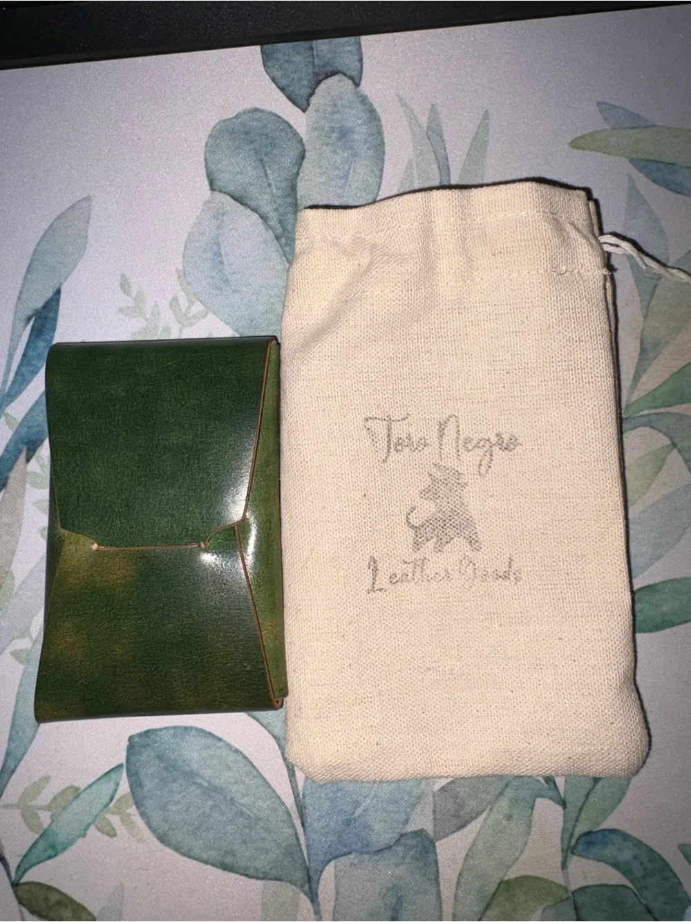 Shell Cordovan Mini Stitch-less Wallet